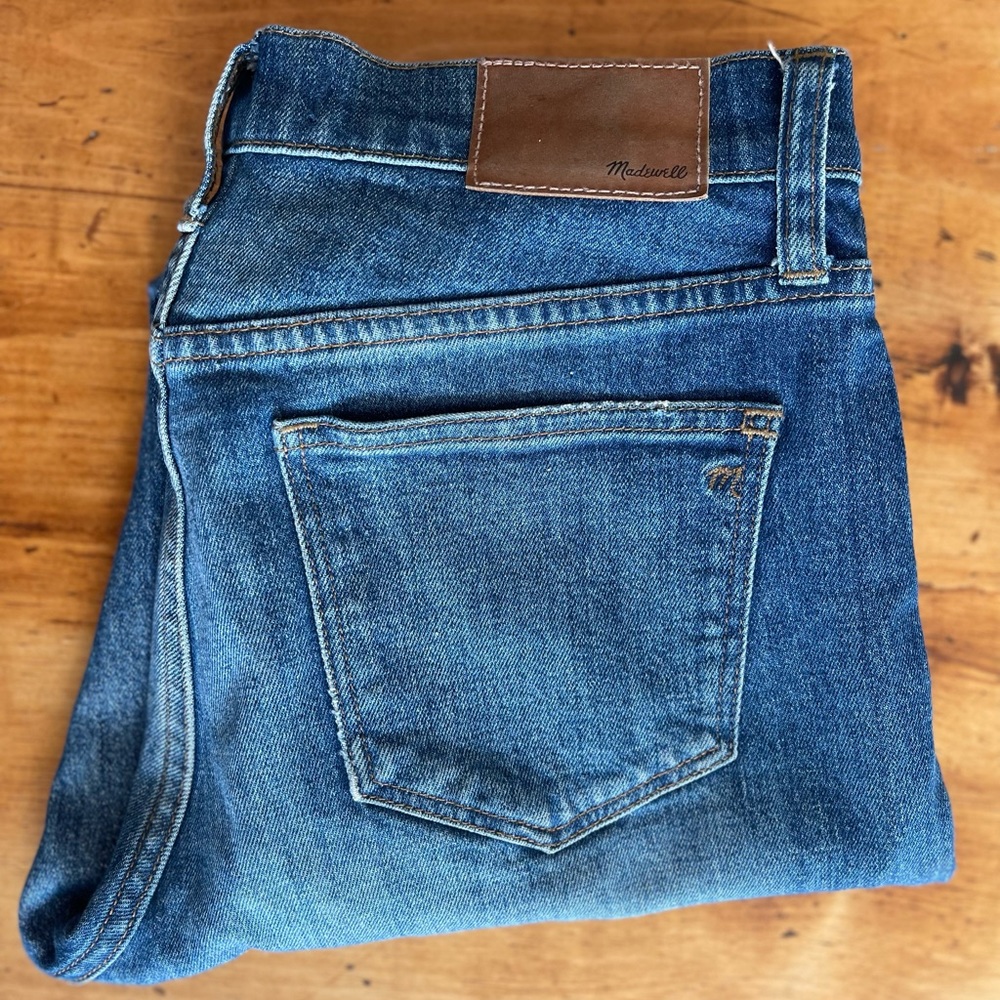 Women’s MADEWELL “straight crop” denim jeans - size 26